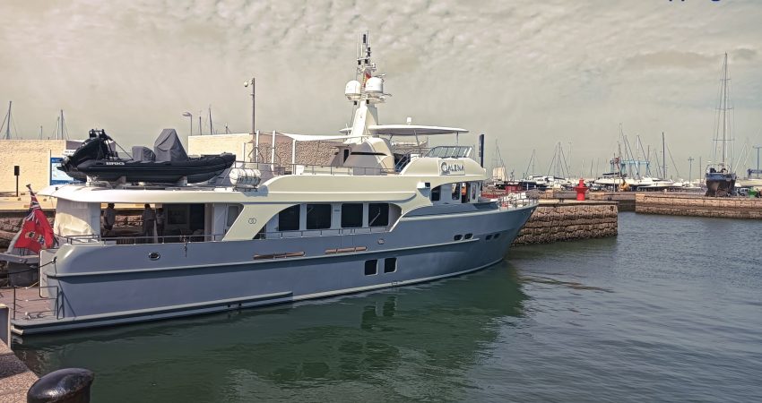 Lamaignere Shipping provides personalized agent services to the yacht “MY Galena” in Puerto Sherry