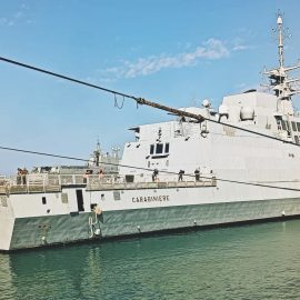 Lamaignere Shipping coordinates the technical call of the Italian military ship in Rota Naval Base