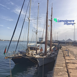 Lamaignere Shipping serves Portuguese Navy Ships, NRP Polar and NRP Zarco, in Cadiz & Puerto Sherry