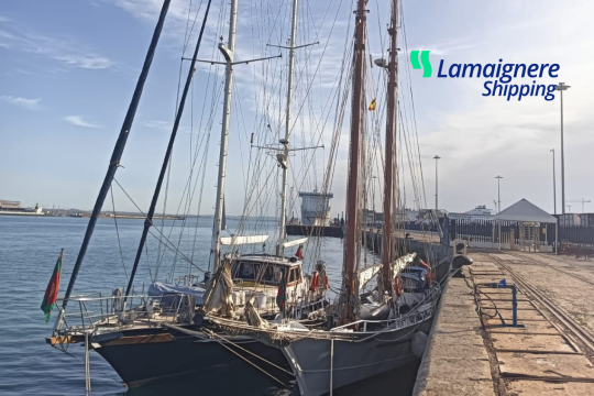 Lamaignere Shipping serves Portuguese Navy Ships, NRP Polar and NRP Zarco, in Cadiz & Puerto Sherry