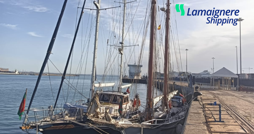 Lamaignere Shipping serves Portuguese Navy Ships, NRP Polar and NRP Zarco, in Cadiz & Puerto Sherry