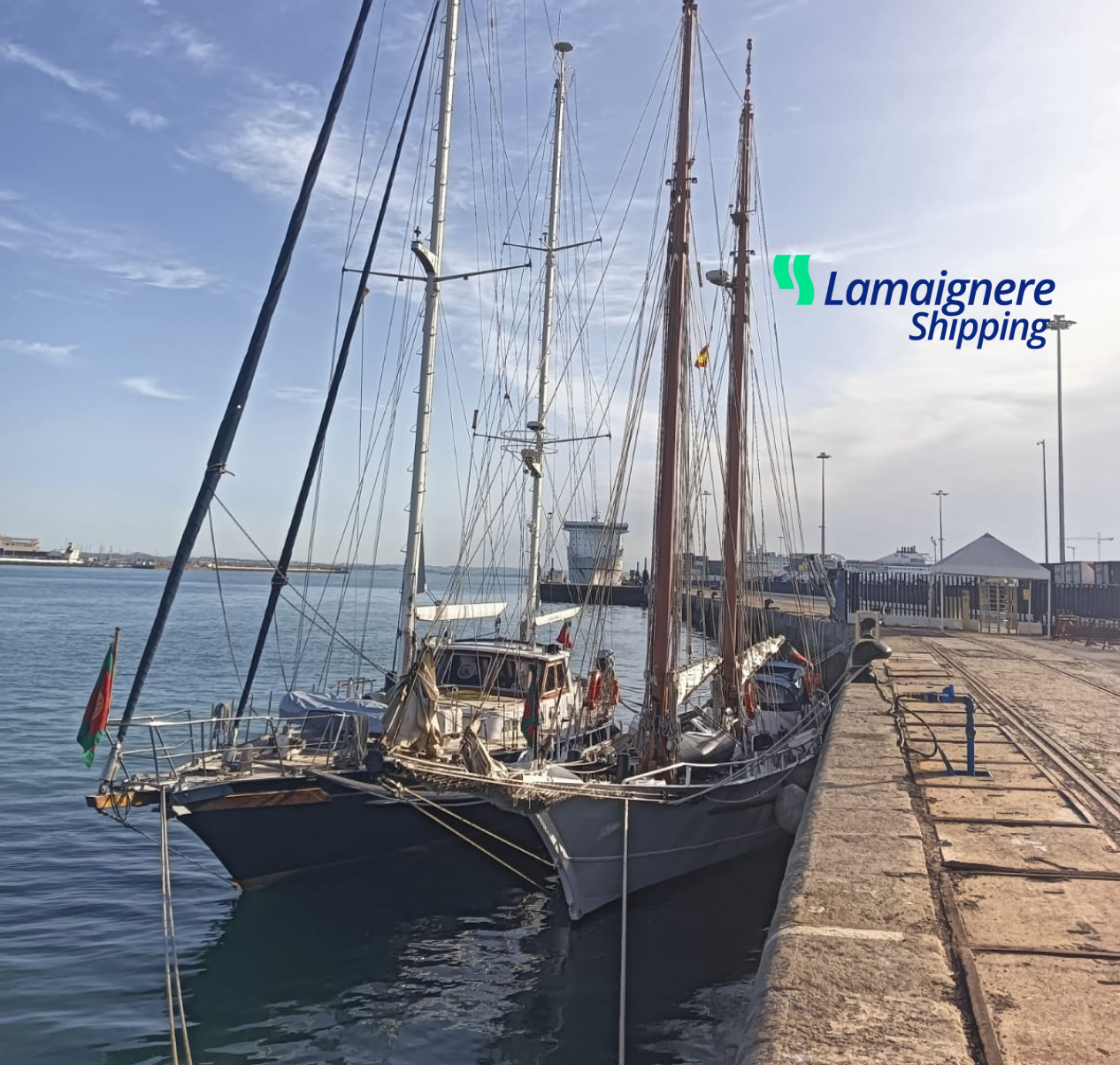 Lamaignere Shipping serves Portuguese Navy Ships, NRP Polar and NRP Zarco, in Cadiz & Puerto Sherry