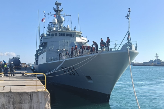 NRP Álvarez Cabral visits Rota Naval Base for key logistical operation