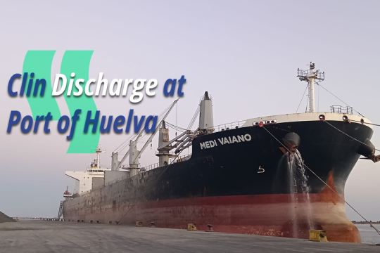 Clin Discharge at Port of Huelva