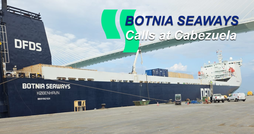 Lamaignere Shipping Handles BOTNIA SEAWAYS Call at Cabezuela
